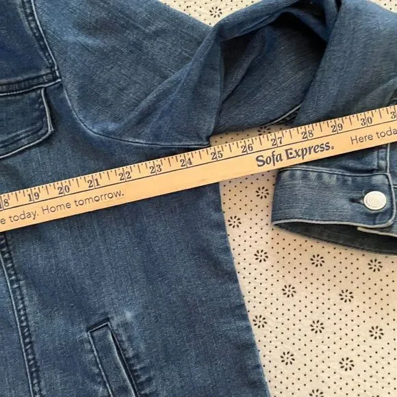 Jaclyn Smith Basic Blue Denim Jean Jacket 2XL - Picture 11 of 11